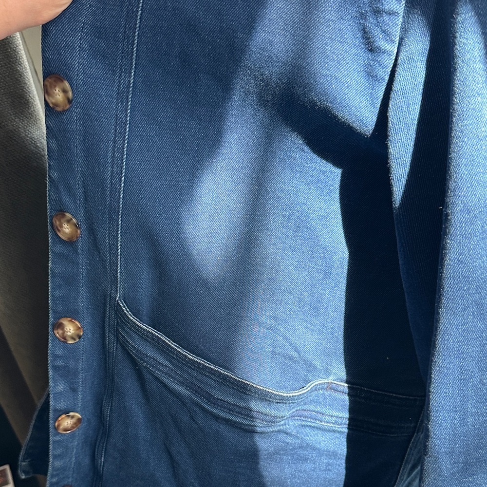 Sezane Will Shearling Jacket XL - Picture 6 of 7